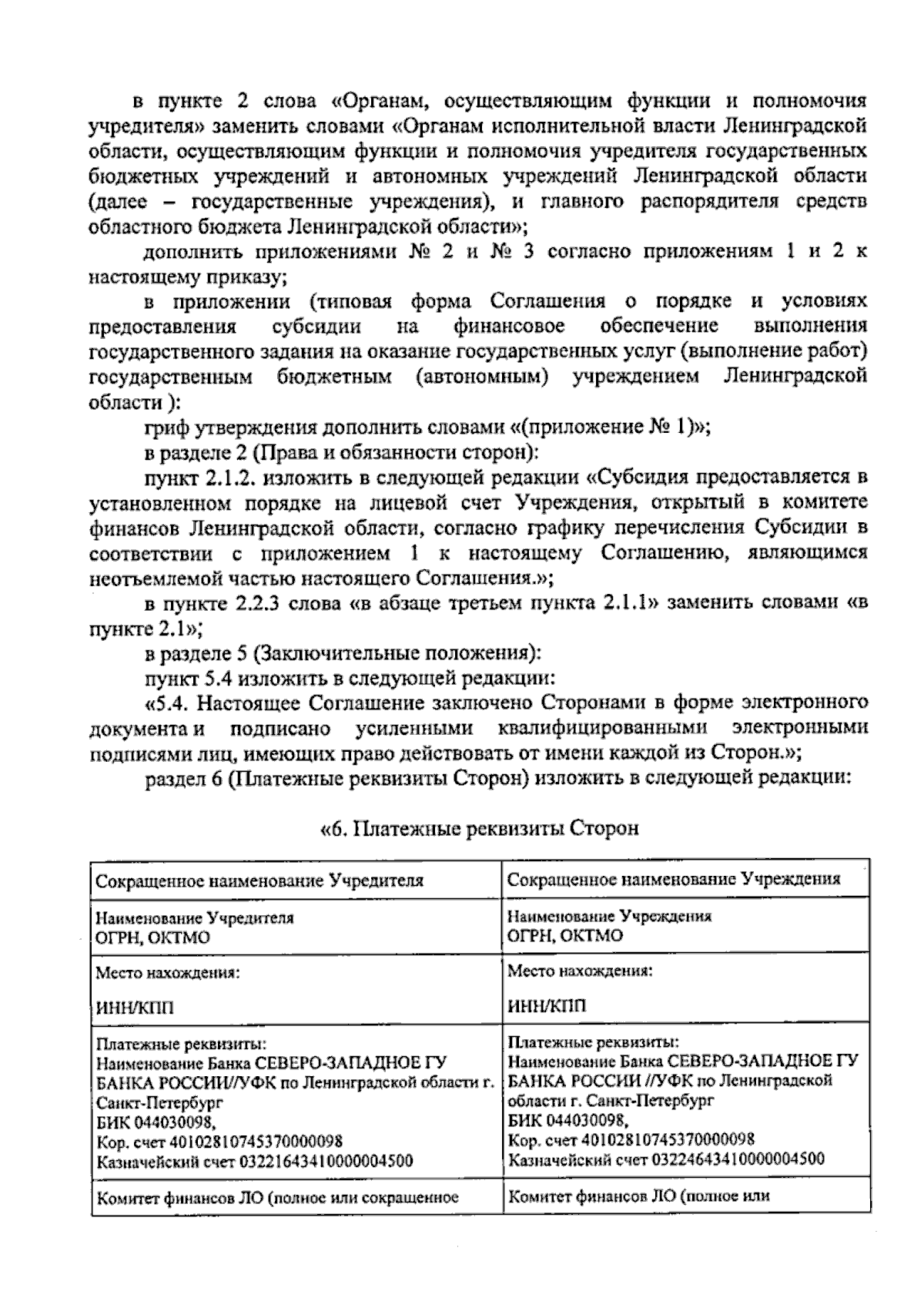 Приказ Комитета финансов Ленинградской области от 26.12.2023 № 18-02/05-62  ∙ Официальное опубликование правовых актов