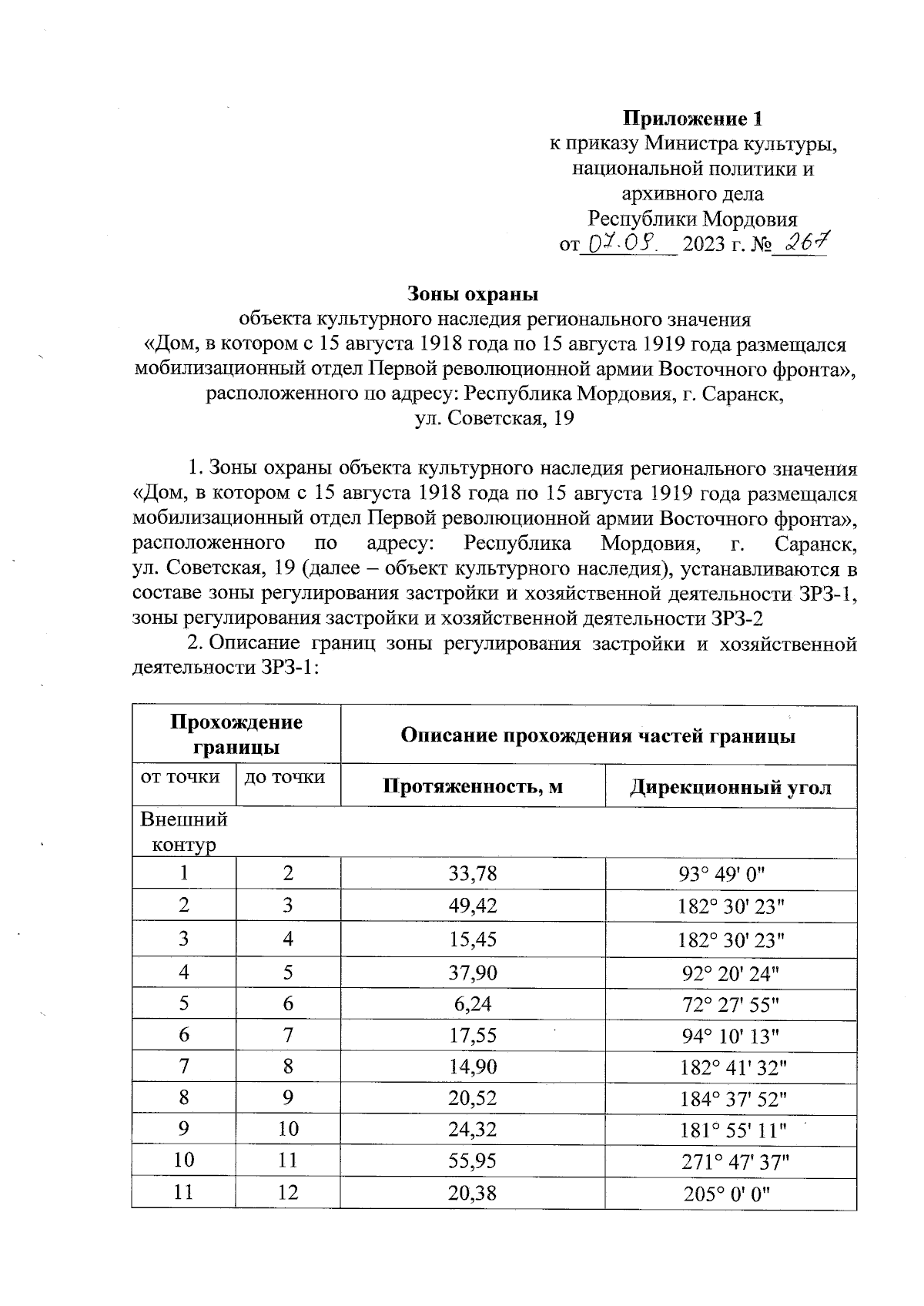 Приказ Министерства культуры, национальной политики и архивного дела Республики  Мордовия от 07.09.2023 № 267 ∙ Официальное опубликование правовых актов