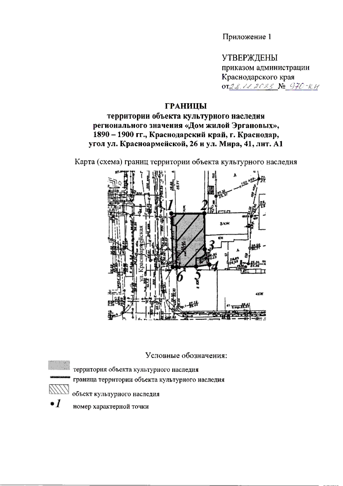 Приказ администрации Краснодарского края от 28.11.2023 № 970-КН ∙  Официальное опубликование правовых актов