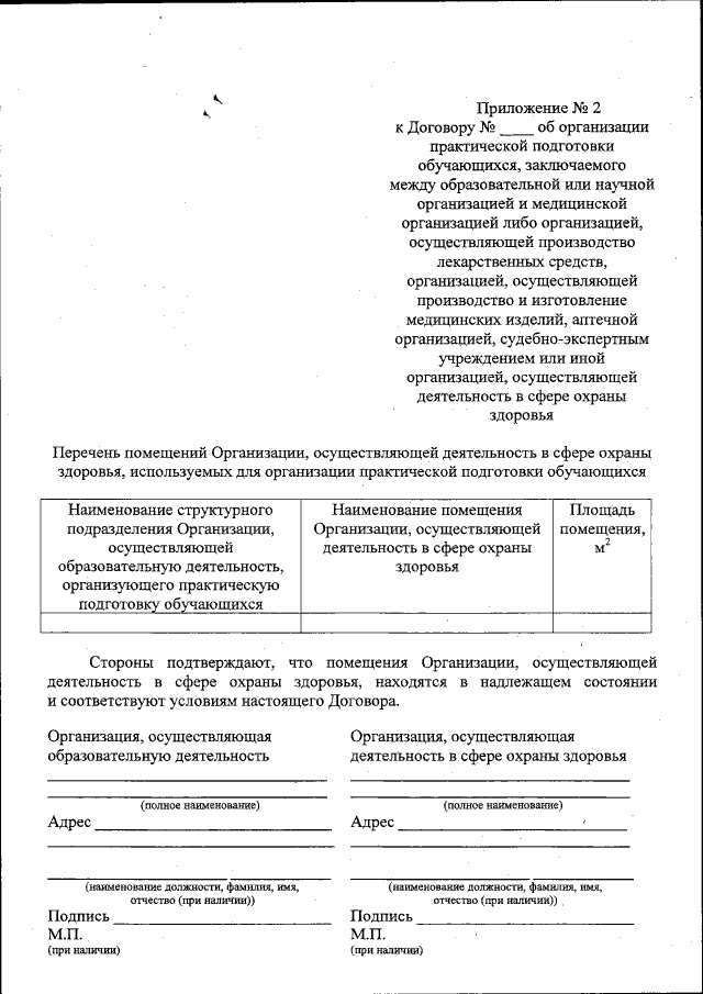 Договор о практической подготовке обучающихся заключаемый между организацией образец