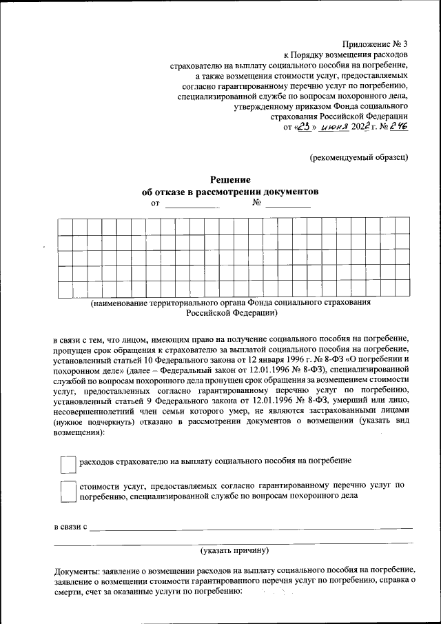 Приказ Фонда Социального Страхования Российской Федерации От 23.06.